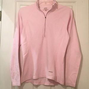Patagonia pink capilene half zip top medium